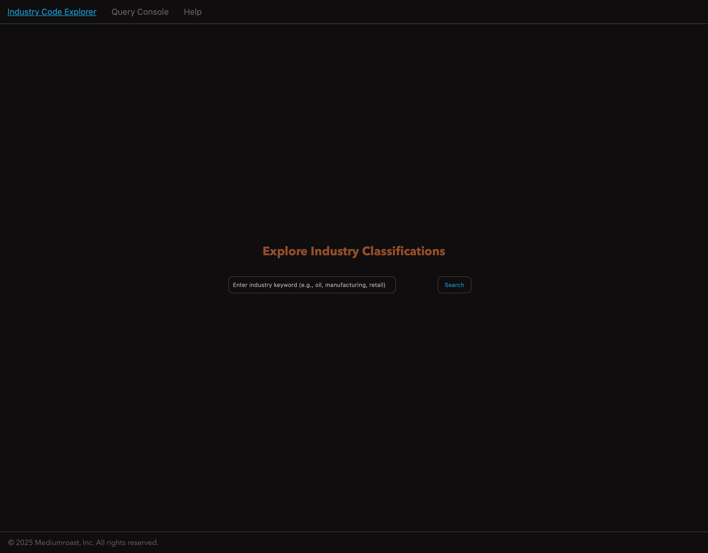 Search input example